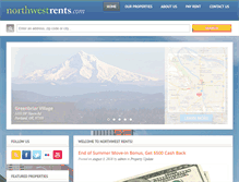 Tablet Screenshot of northwestrents.com
